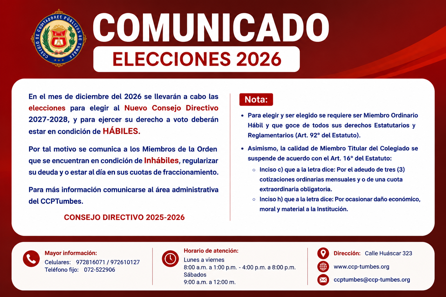 Elecciones 2026