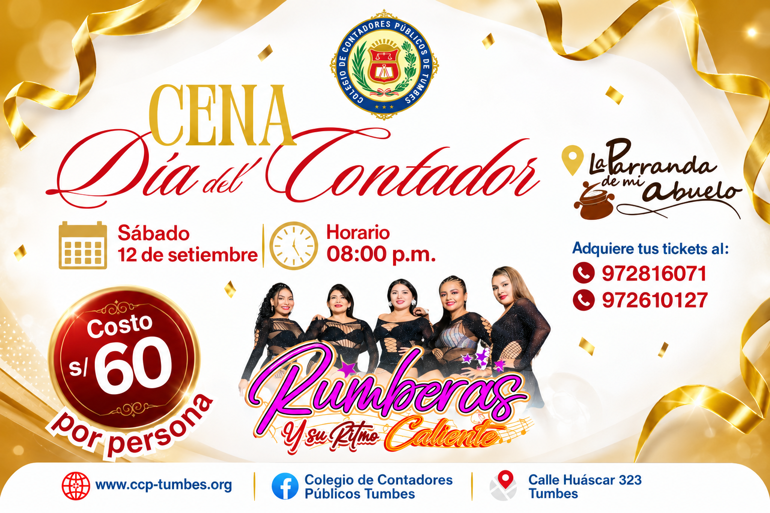 Cena Día del Contador